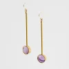 Aberrant Earrings Amethyst