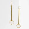 Aberrant Earrings Rose Quartz