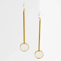 Aberrant Earrings Rose Quartz