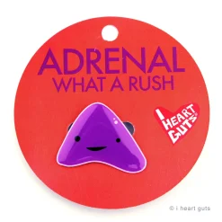 Adrenal Lapel Pin