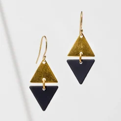 Alta Earrings Black