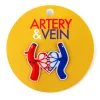 Artery And Vein Lapel Pin