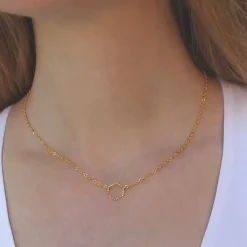 Bevelled Hexagon Necklace