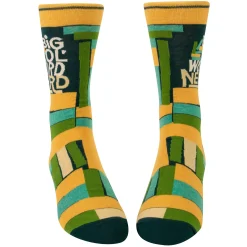 Big Ol' Word Nerd Men's Crew Socks