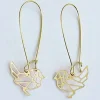 Bird Geometric Earrings Gold