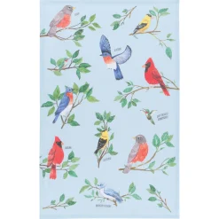 Birdsong Printed Dishtowel