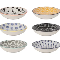 Bits & Dots Pinch Bowl Set Of 6
