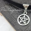 Black Gothic Velvet Choker Pentagram