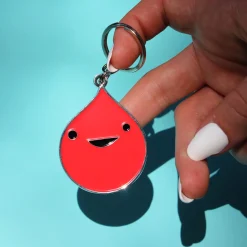 Blood Enamel Keychain