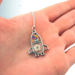 Botanical Rocket Ship Necklace
