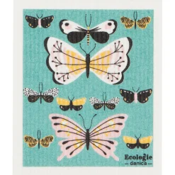 Butterflies Swedish Sponge Cloth