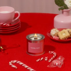 Candy Cane Candle