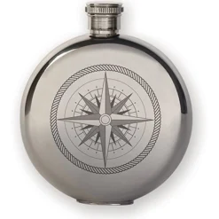 Canteen Flask Compass 5Oz.