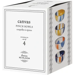 Canvas Pinch Bowls Set Of 4
