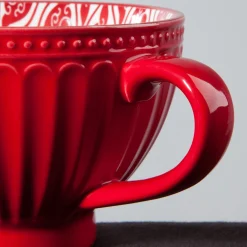 Carmine Latte Mug
