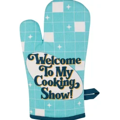 Cooking Show Oven Mitt