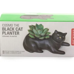 Cosmo The Black Cat Planter