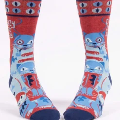 Crazy Cat Dude Men's Socks