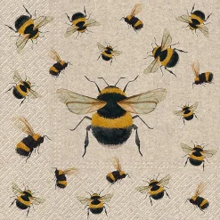 Dancing Bees Luncheon Napkins