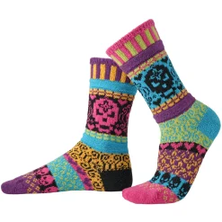 Day Of The Dead Mismatched Crew Socks