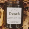 Death Black Wax Tarot Candle