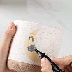 Diy Sun & Moon Planter Pot With Saucer
