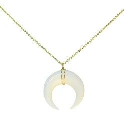 Double Horn Necklace