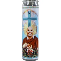 Dwayne The Rock Johnson Celebrity Prayer Candle