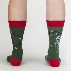 Eating Light This Holiday Men's Crew Socks