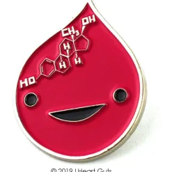 Estrogen Lapel Pin