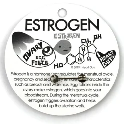Estrogen Lapel Pin