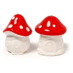 Fairy Toadstool House Salt & Pepper Set
