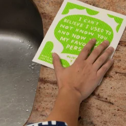 Fav Person Swedish Dishcloth