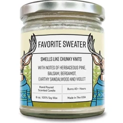 Favorite Sweater 8Oz Soy Candle