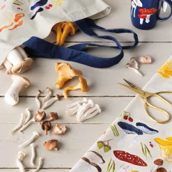 Field Mushrooms Dishtowel