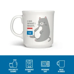 Floof Cat Say Anything Mug