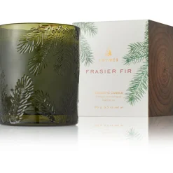 Frasier Fir Molded Glass Candle