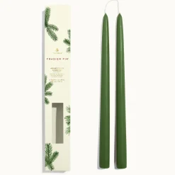 Frasier Fir Taper Candles Set Of 2