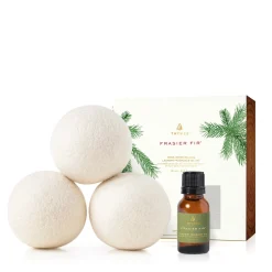 Frasier Fir Wool Dryer Balls & Fragrance Set