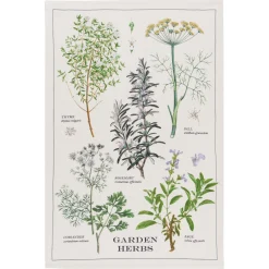 Garden Herb Tea Towel