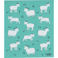 Goats Swedish Dish Towel