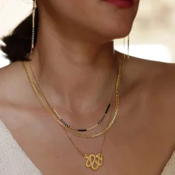 Golden Serpent Necklace