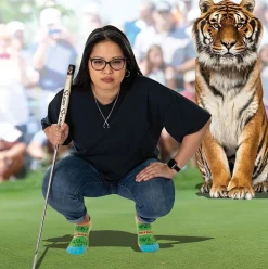 Golf Sucks Sneaker Socks
