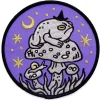 Grumpy Toad Witch Embroidered Patch