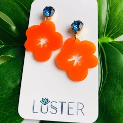 Happy Flower Lightweight Unique Earrings