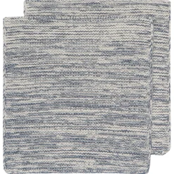 Heirloom Midnight Knitted Dishcloths Set Of 2