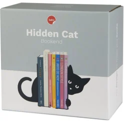 Hidden Cat Bookends