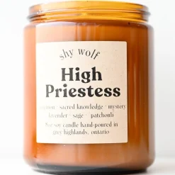 High Priestess Tarot Candle