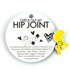 Hip Joint Lapel Pin