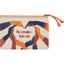 Human Kind Zipper Pouches Set Of 2